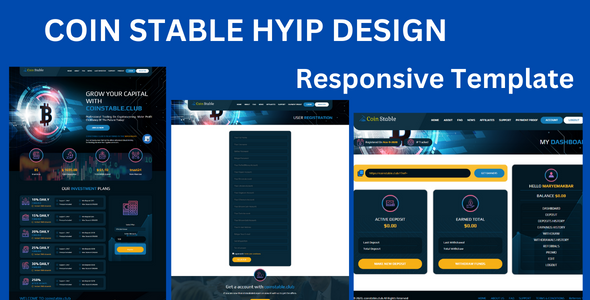 Crypto Investment And Trading Website Theme In HTM