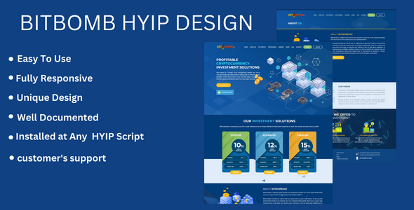 BITBOB- HYIP Investment Website Theme HTML An