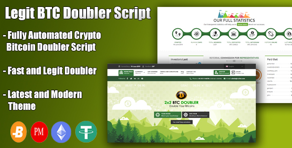 Crypto Investment Script - BTC Bitcoin Invest System