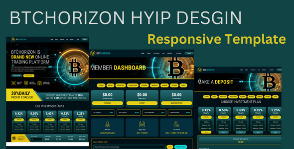 BTCHORIZON | Crypto Mining Theme HTML And CSS
