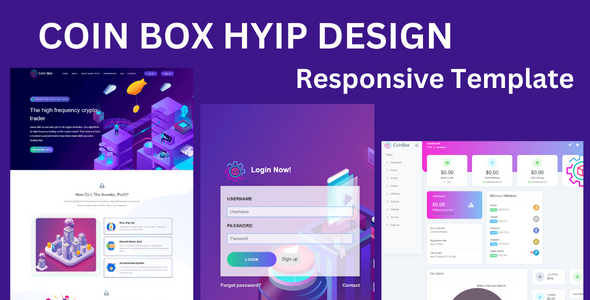 Crypto Investment and Trading Website Template in 